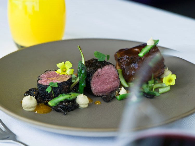 Georges at the Cove California Modern Lamb Loin