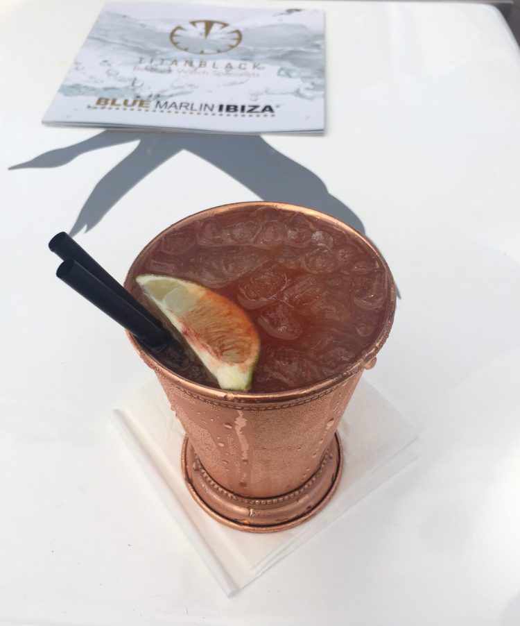 Blue Marlin Ibiza - Elyx Vodka Cocktail - Image Gin and Bone