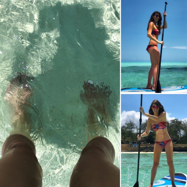 Ocean Tulia Zanzibar Africa Paddleboard surfing