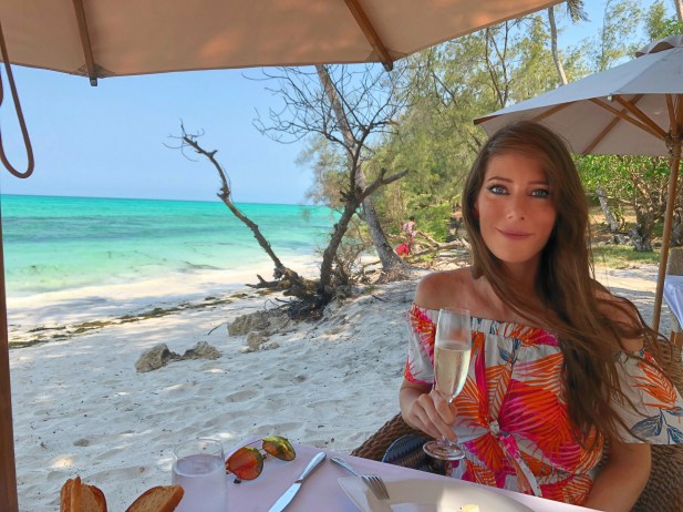 Private Champagne Beach Lunch Tulia Zanzibar Africa