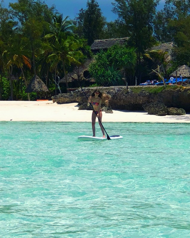 Ocean Tulia Zanzibar Africa Paddleboard surfing