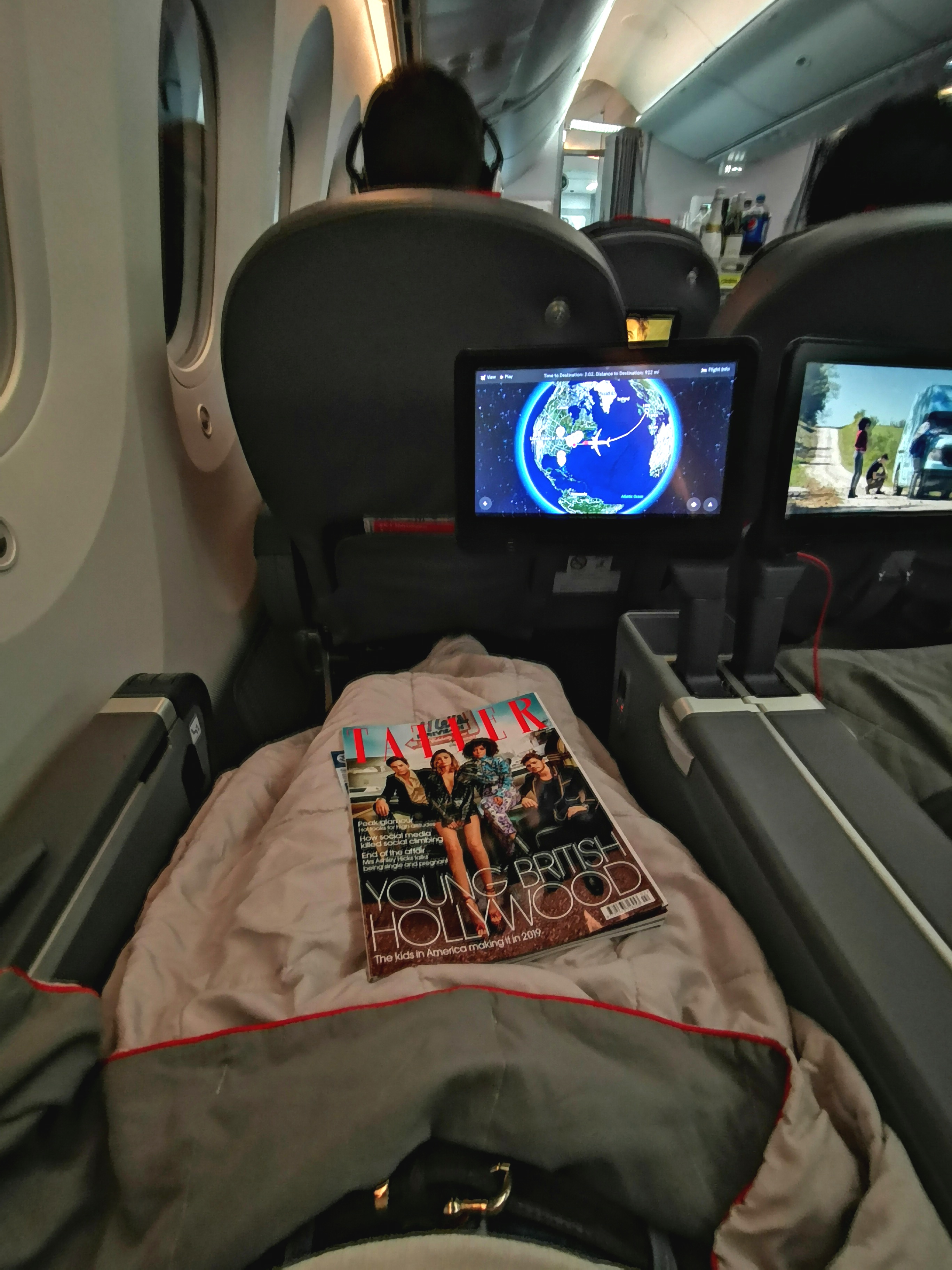 Norwegian Airlines - London to New York Premium Cabin - Copyright Ginandbone