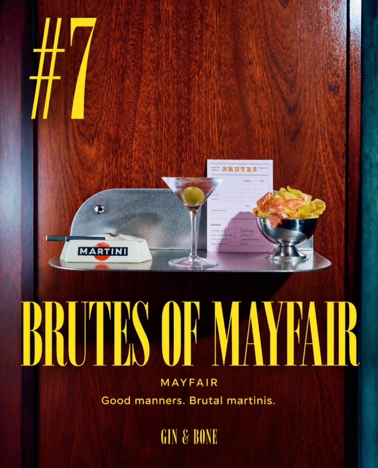 Brutes of Mayfair - Martini - Ginandbone - LondonBob Bob Ricard - Martini - Ginandbone - London - Martini - Ginandbone - London